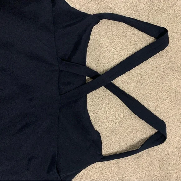 J. Crew | Dress | US 8 | Dark Blue | simple scoop neck, Criss-cross back strap - Picture 3 of 3